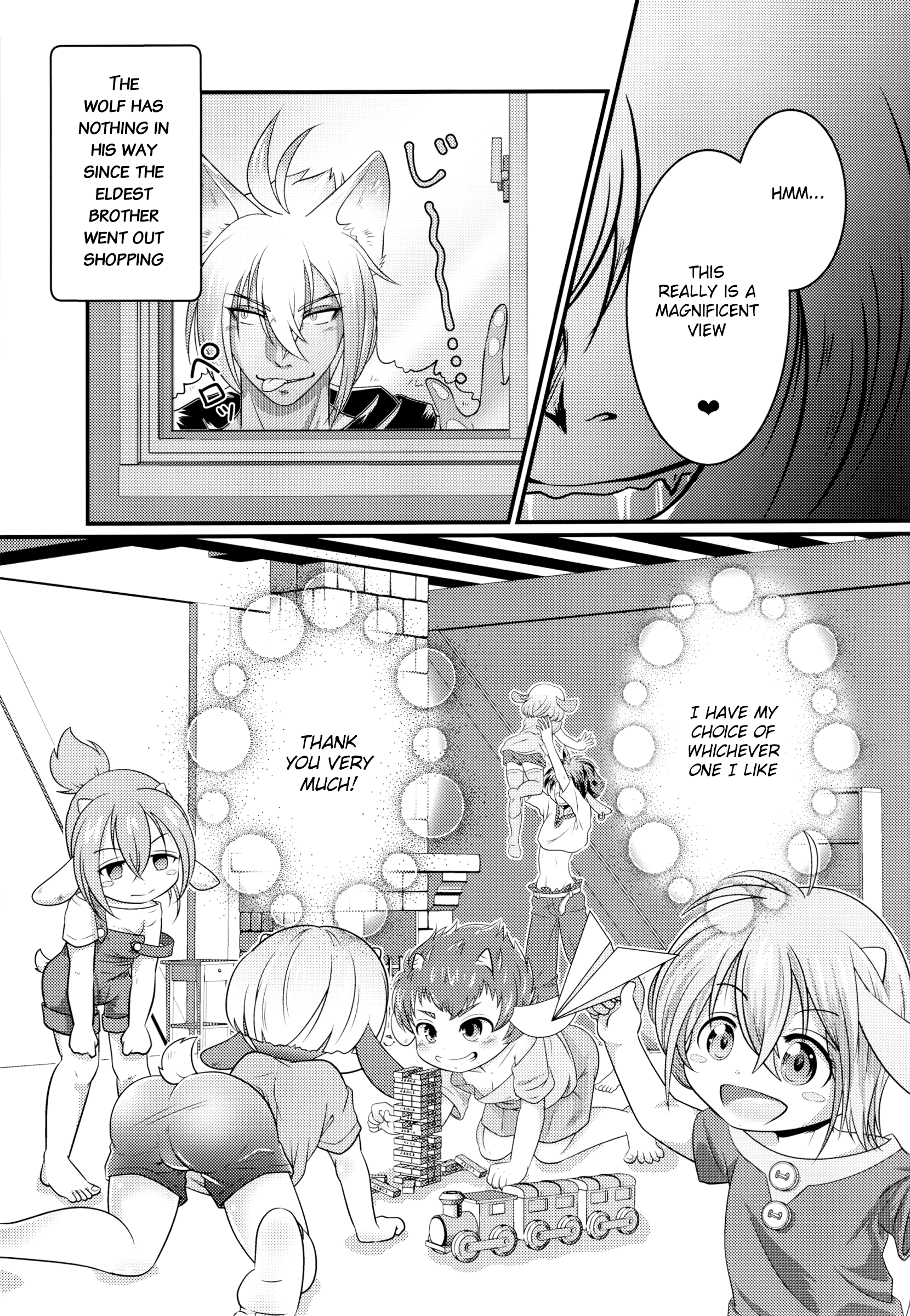 (ショタスクラッチ28) [こねこのマリオネット (ぽろん、久遠寺朱鷹、なまお)] ないしょのおとぎばなし [英訳]
