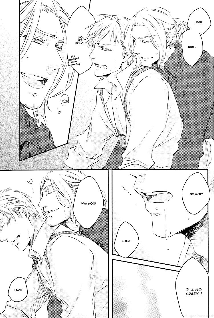 [キャラメリーゼ! (弓弦)] どっちがすきなの? (Axis Powers ヘタリア) [英訳]