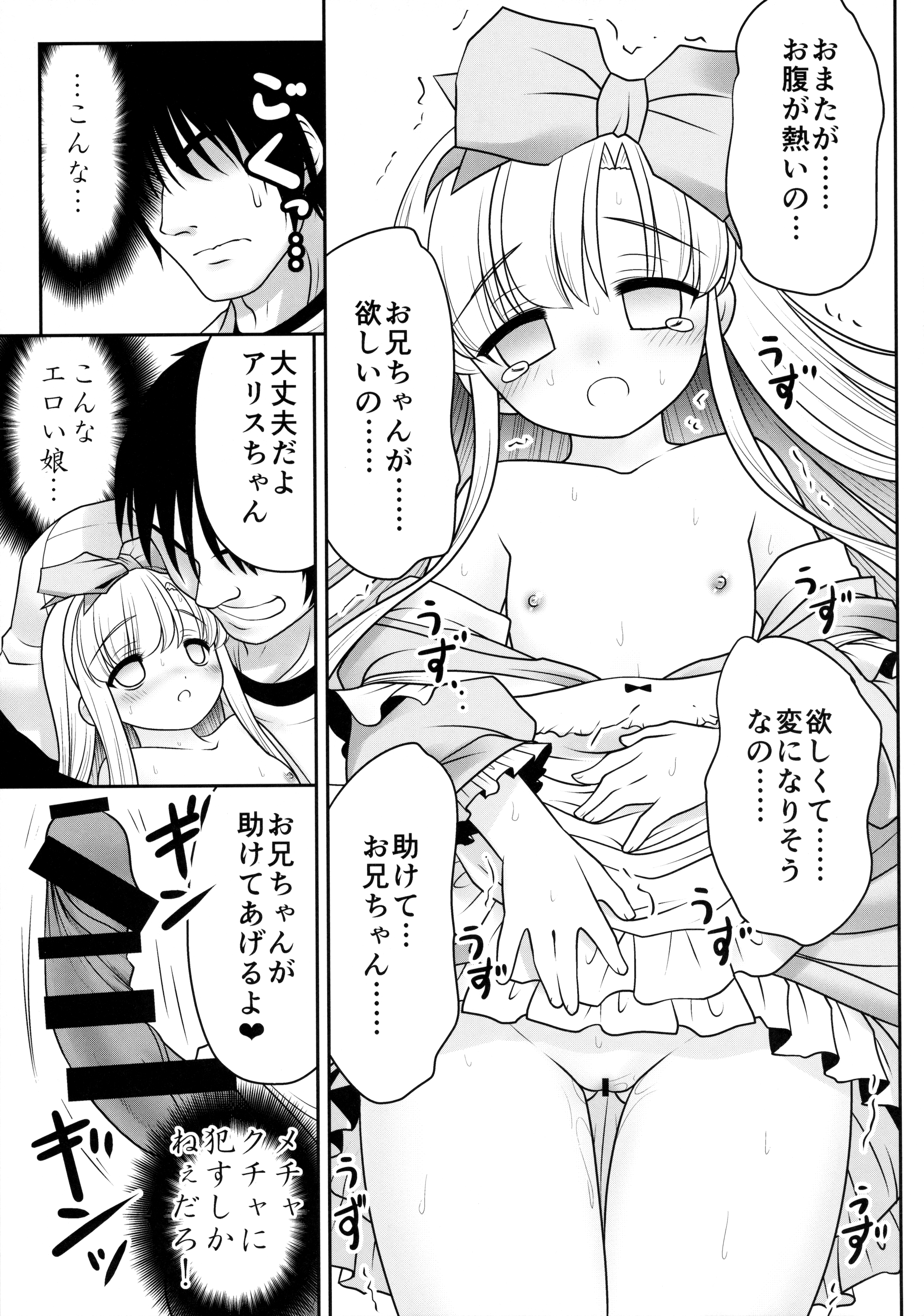 (C89) [世捨人な漫画描き (ともきとものり)] 膣内に出しちゃう恋人ごっこ (不思議の国のアリス)