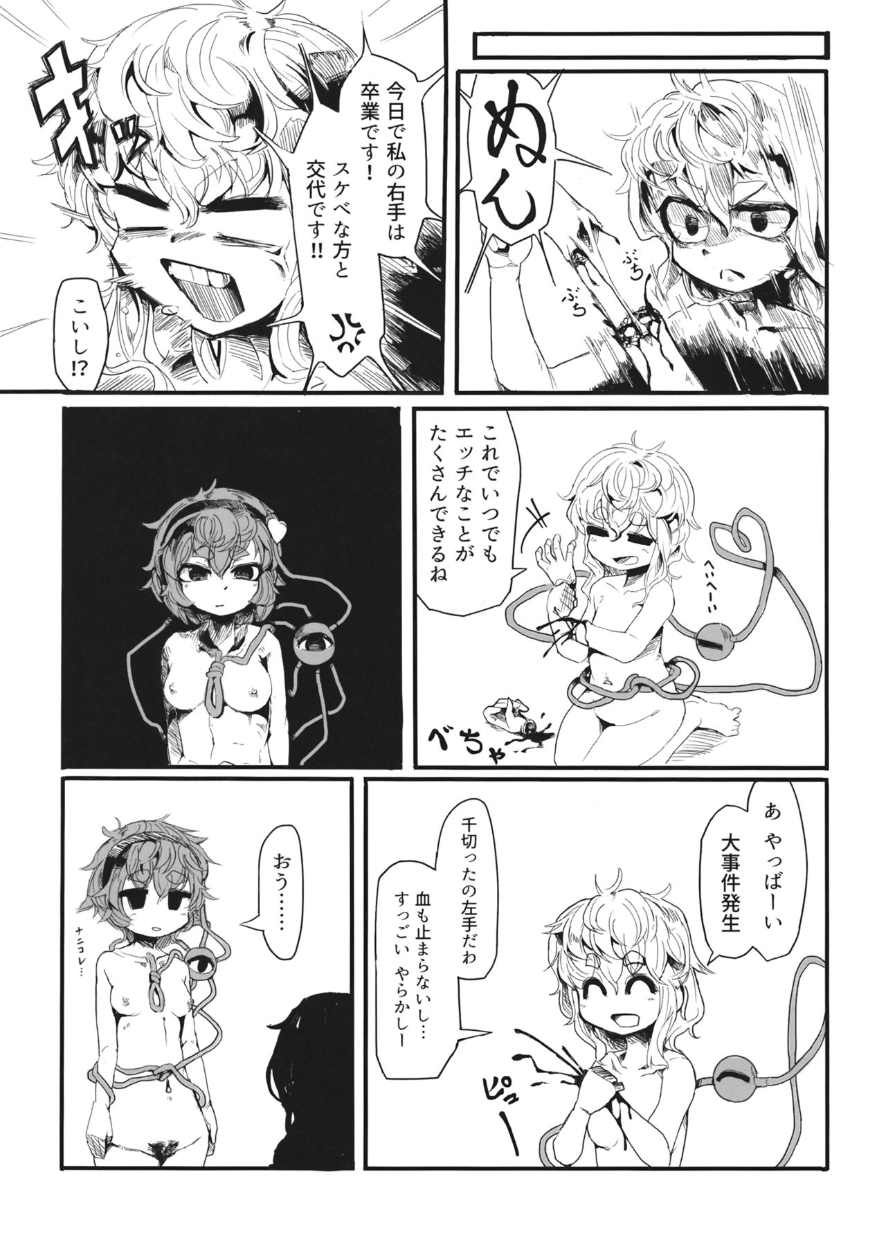 (例大祭13) [いもざいく (みぎ隣)] さとりのお手入れ (東方Project)