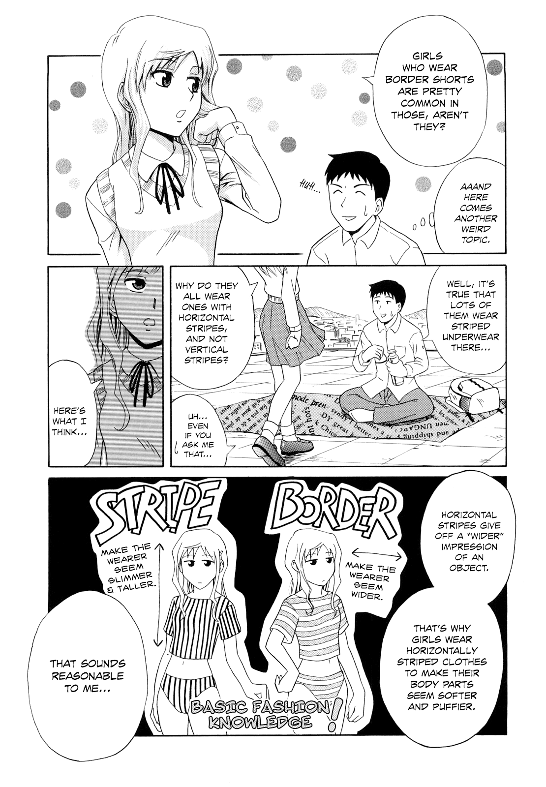 [青木幹治] しましま節子さん (さよなら、おっぱい) [英訳] [無修正]