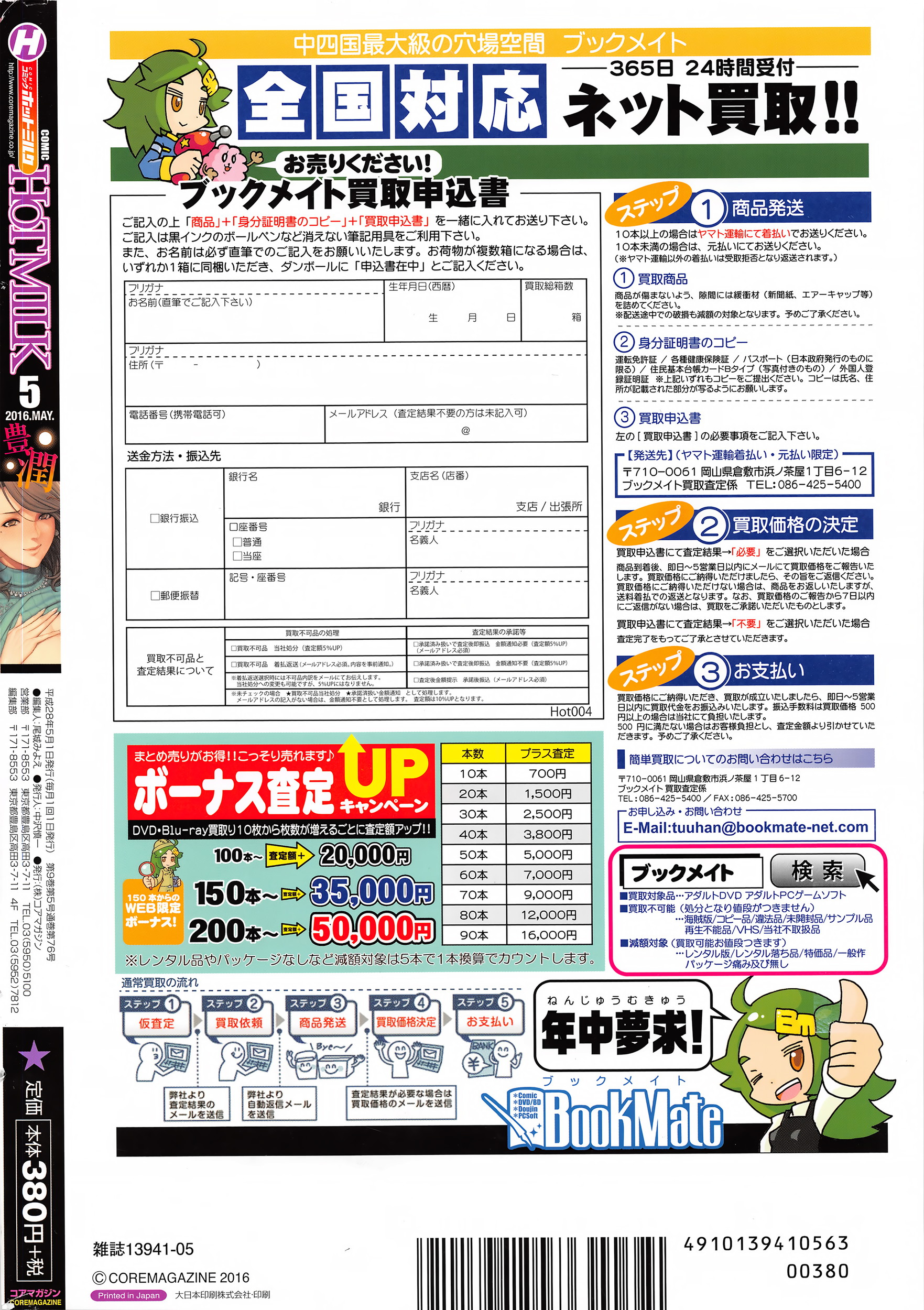 コミックホットミルク 2016年5月号