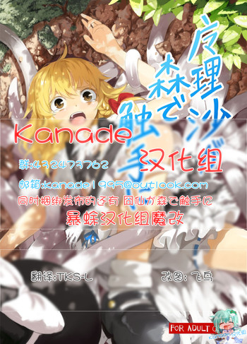 [砂亭 (s73d)] 魔理沙が森で触手に (東方Project) [中国翻訳] [DL版]