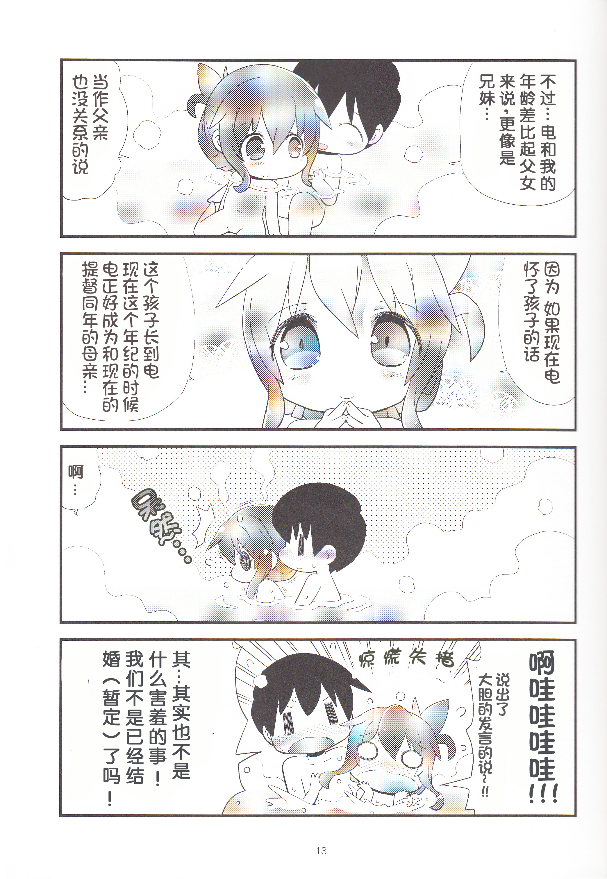 (C88) [てりやきにくまん (げろたん)] 電といちゃぶろ (艦隊これくしょん -艦これ-) [中国翻訳]