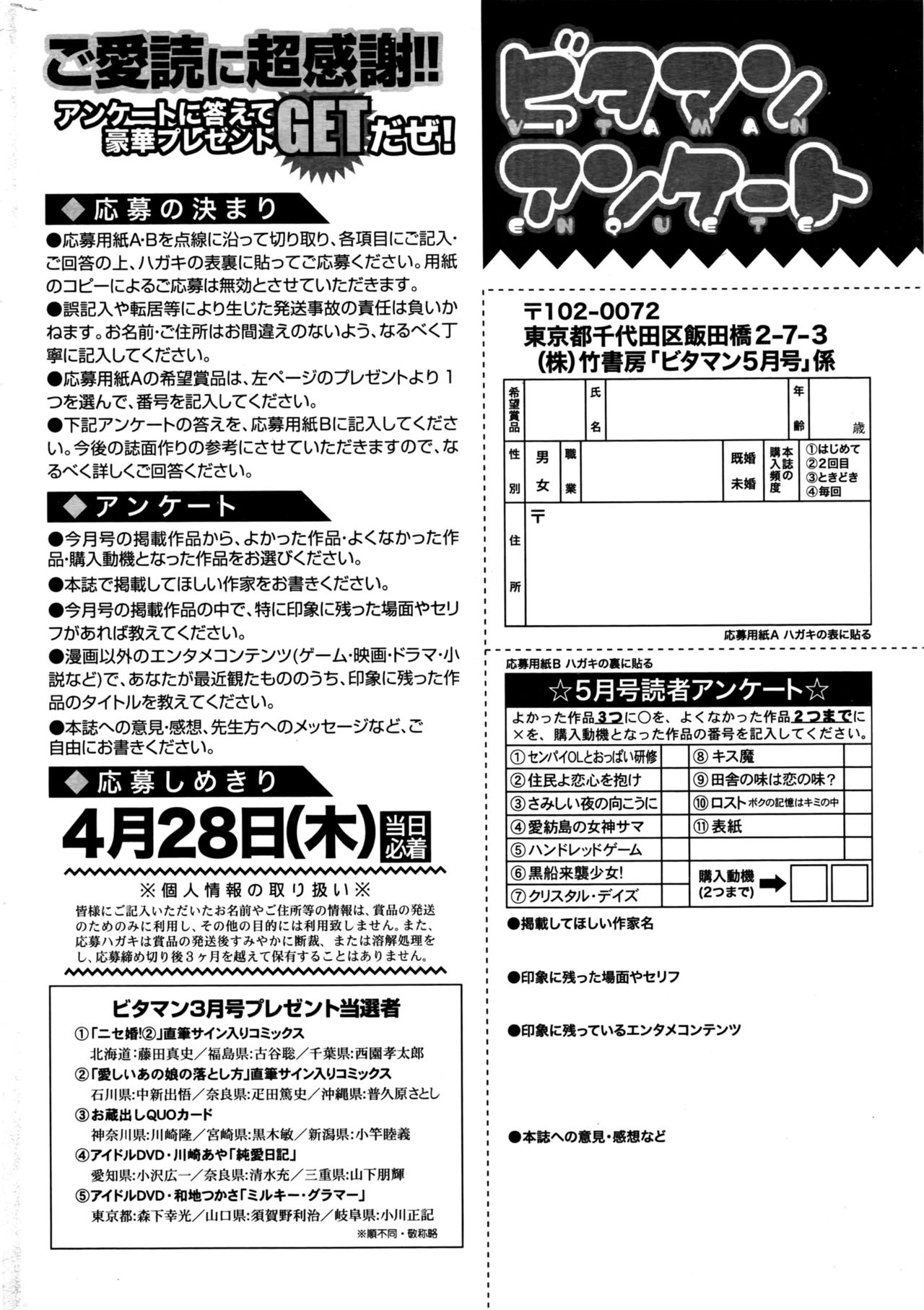 月刊 ビタマン 2016年5月号