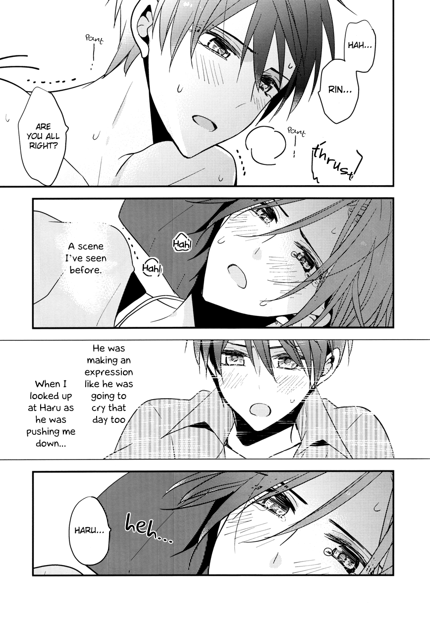 (C84) [Dolce Einsatz (トモエキコ)] secret joy~逃げない水~ (Free!) [英訳]