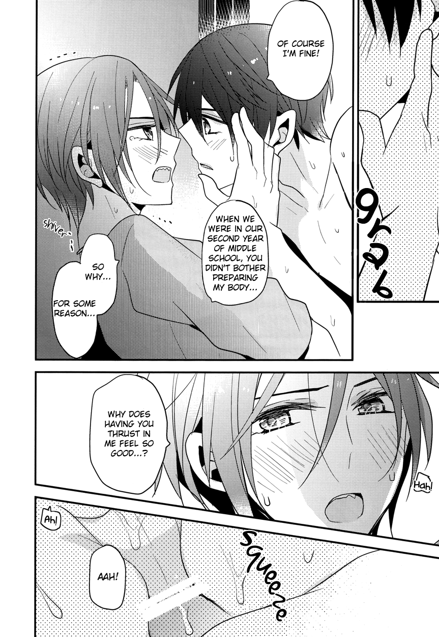 (C84) [Dolce Einsatz (トモエキコ)] secret joy~逃げない水~ (Free!) [英訳]