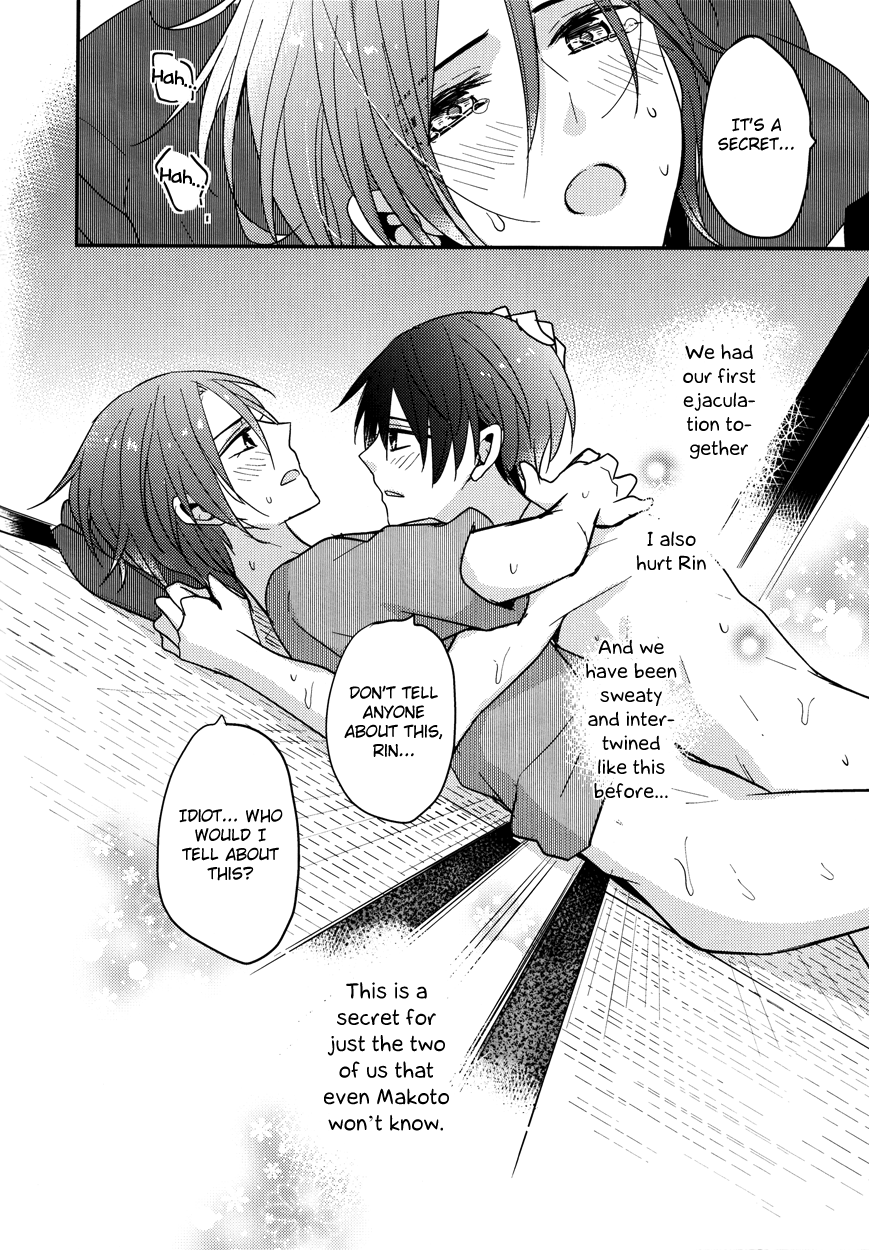 (C84) [Dolce Einsatz (トモエキコ)] secret joy~逃げない水~ (Free!) [英訳]