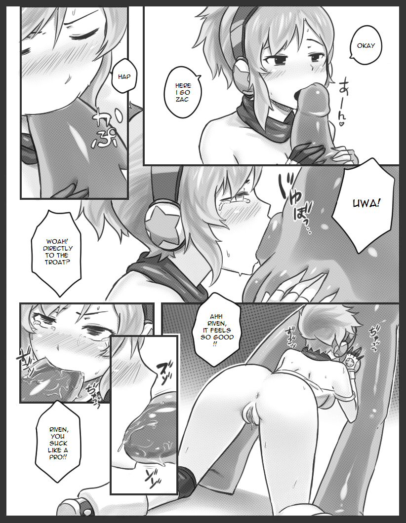 [Sieyarelow]捕まえろ！ （Riven x Zac）（League of Legends）[英語]