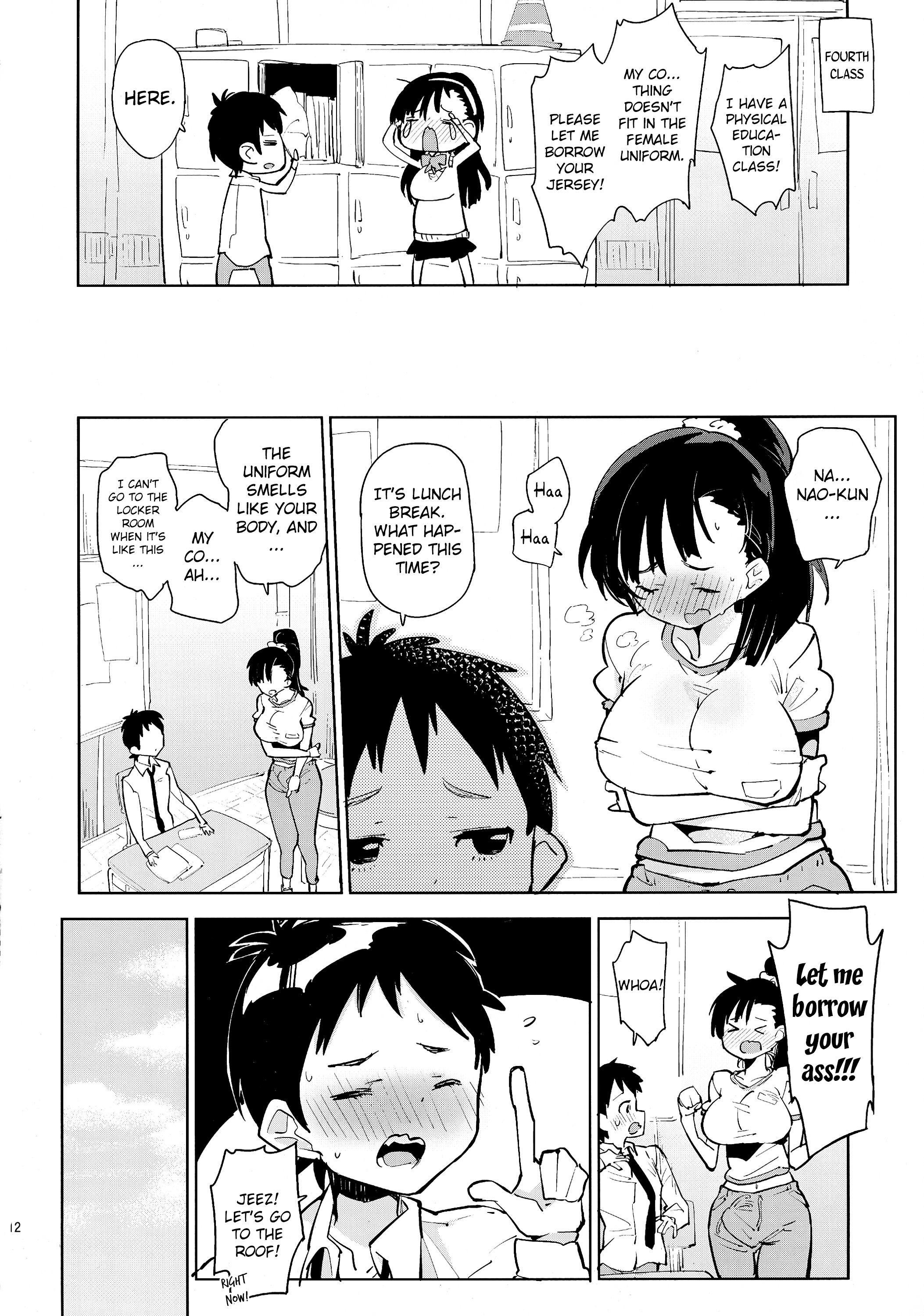 (ふたけっと9.5) [かぶったりかぶらなかったり (せいほうけい)] 幼馴染のわがままフタナリおちんちん [英訳]