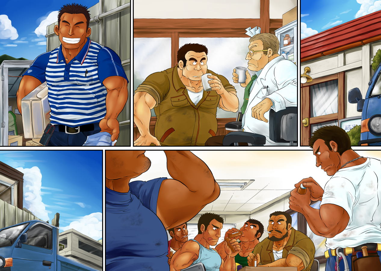 [撲。 (越智多たいじ)] 夏サカリの土方達へ [DL版]