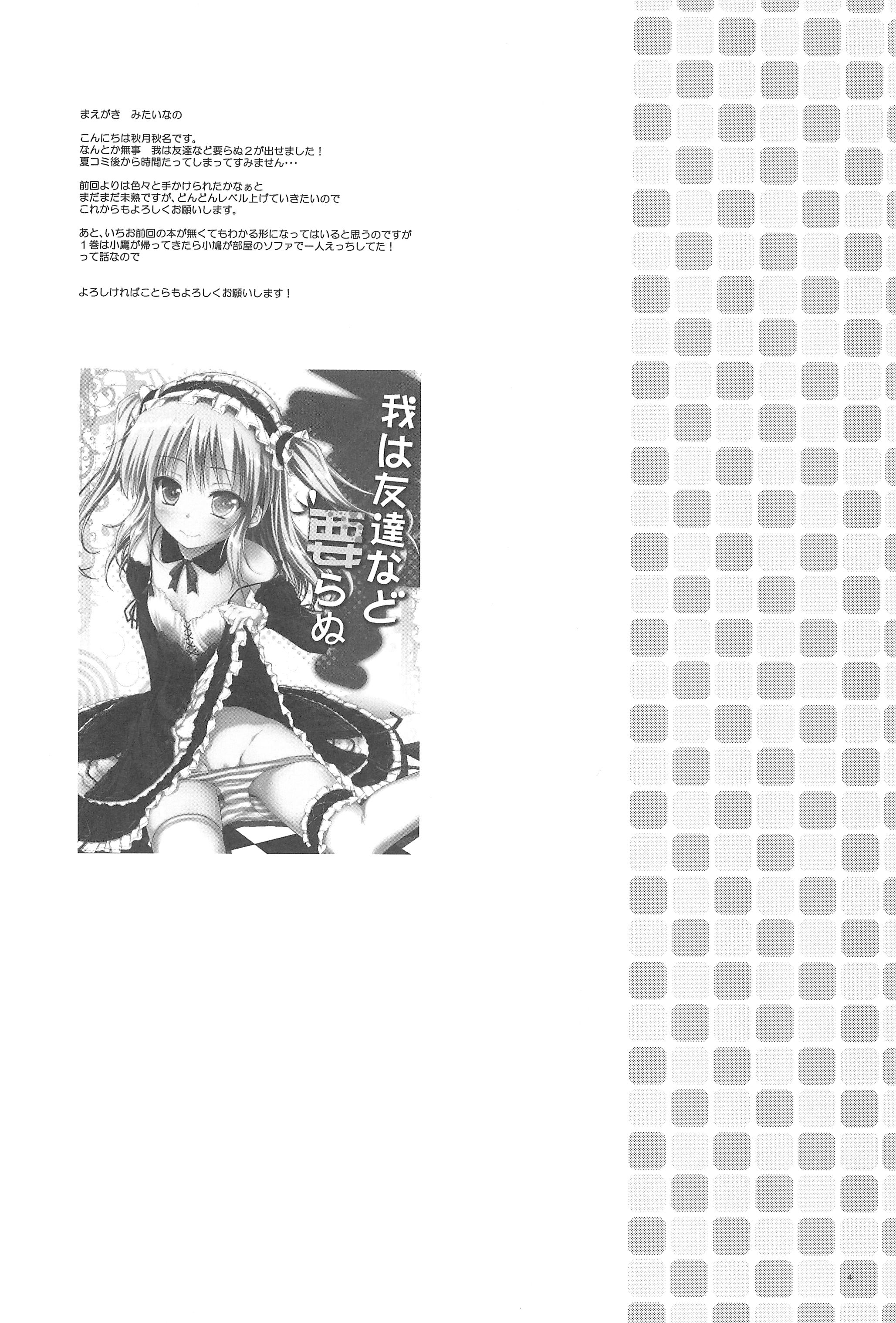 (C81) [むげん@WORKS (秋月秋名)] 我は友達など要らぬ2 (僕は友達が少ない)