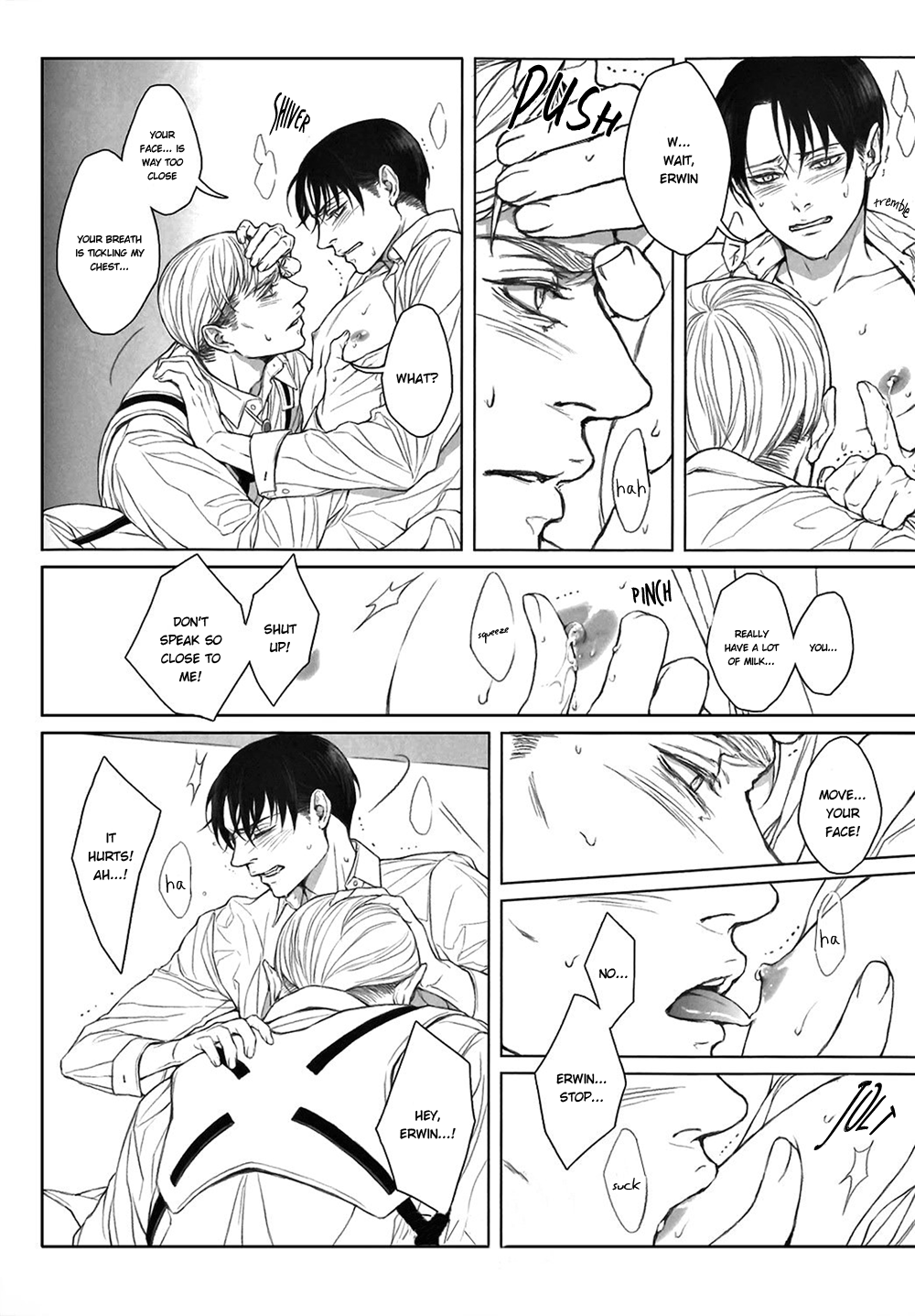 (SUPER24) [少年行楽 (twoframe)] OMEGAVERSE MILK (進撃の巨人) [英訳]