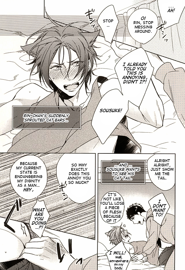 (SPARK10) [URO (あまま)] 猫と宗介 (Free!) [英訳]