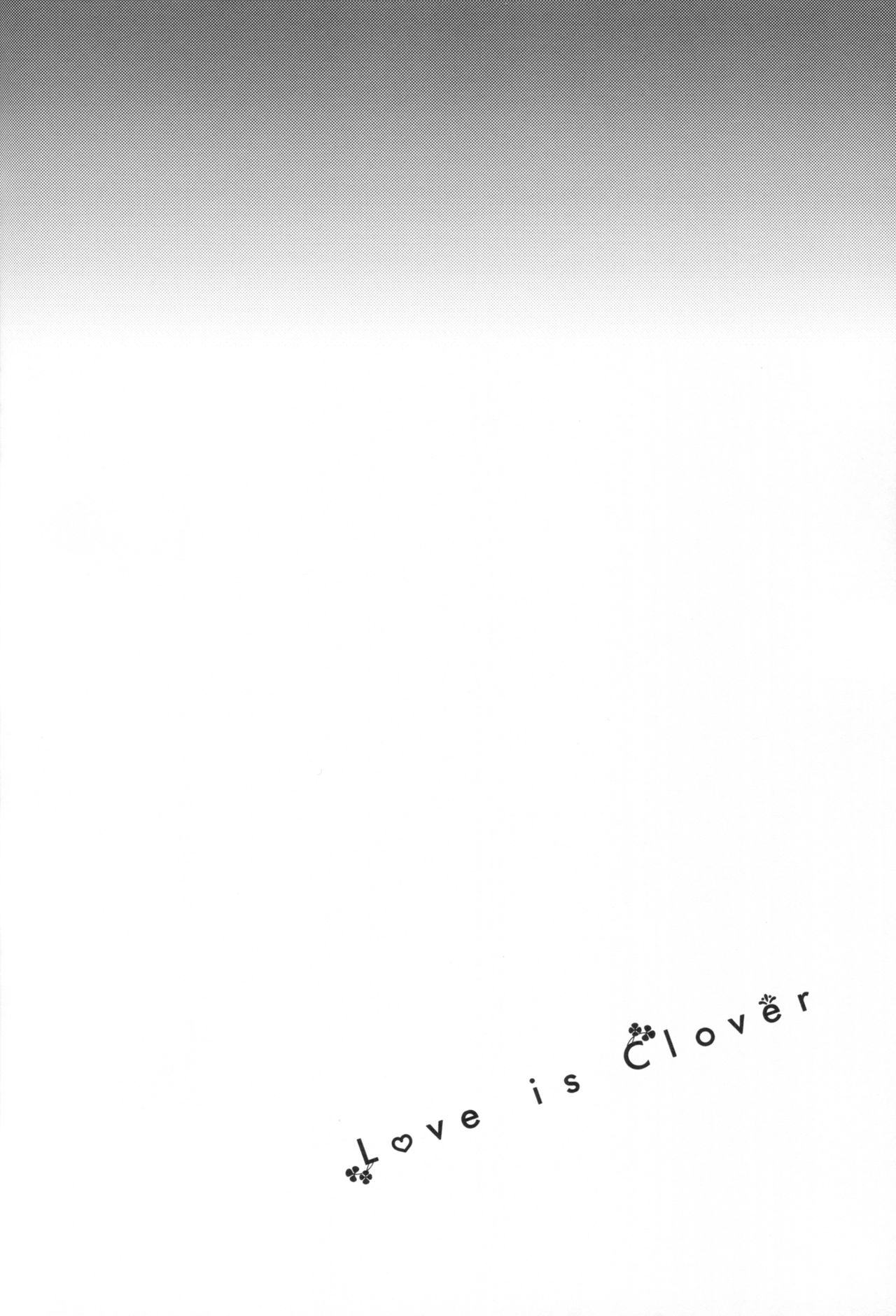 (シンデレラFESTIV@L) [Opaque (不透りょうこ)] Love is Clover (アイドルマスター シンデレラガールズ)