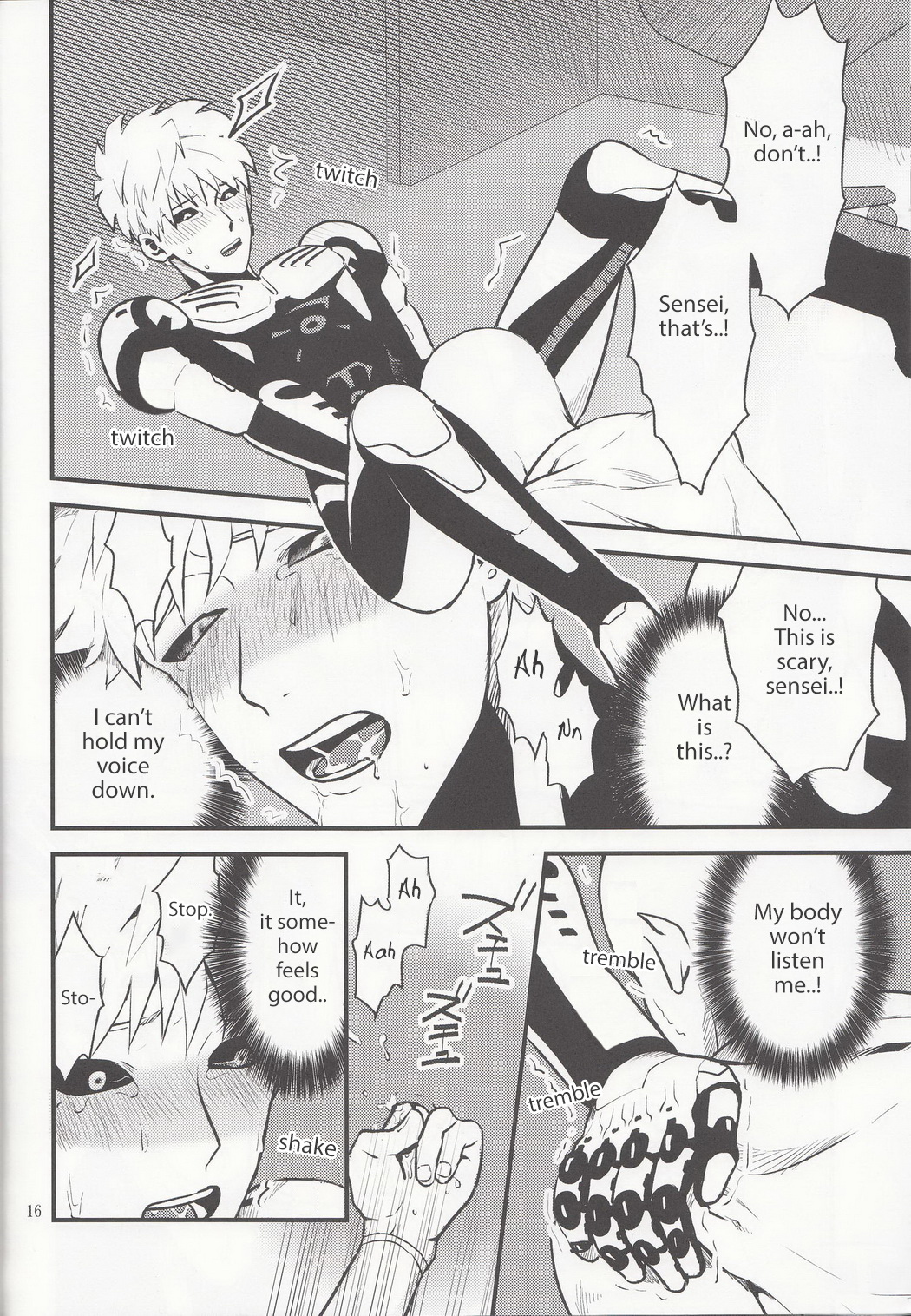 (秒殺ノックアウト3) [SG (連れ、エニグマ、白緑)] ぜんぶ怪人のせいだ…!! (ワンパンマン) [英訳]