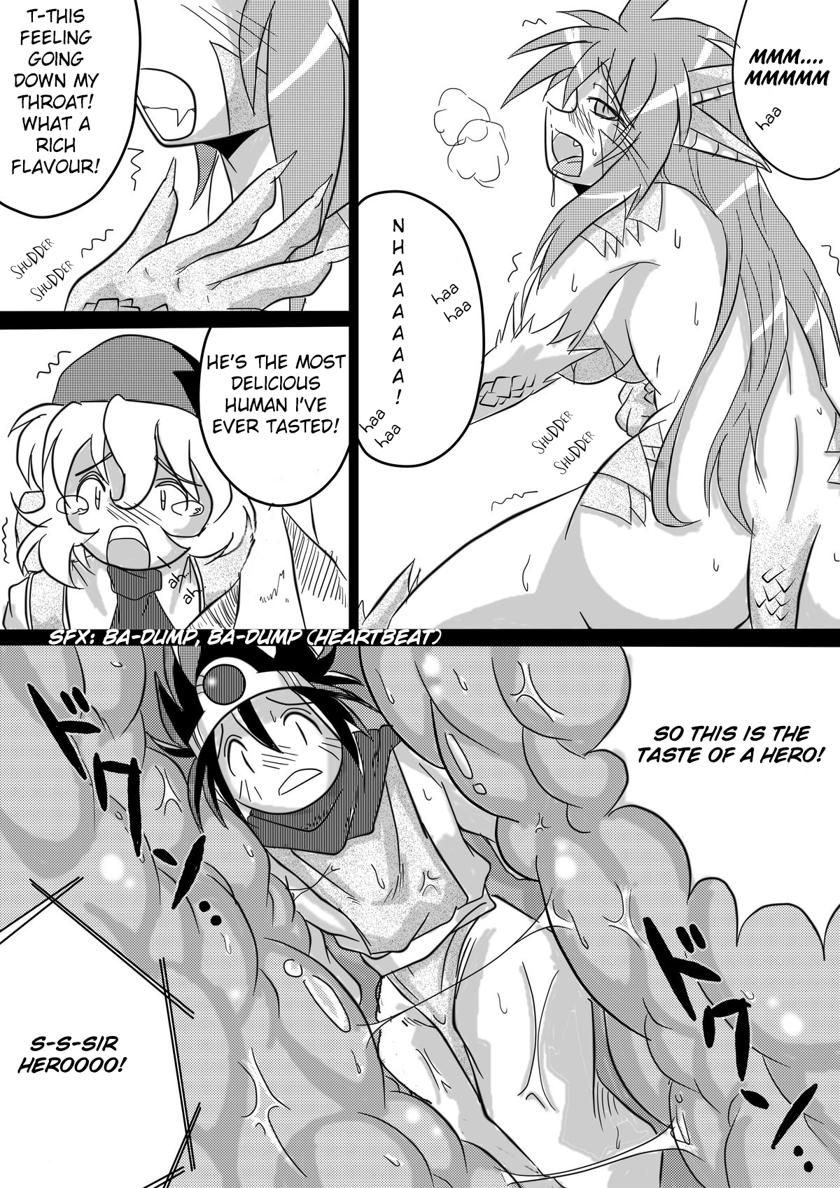 [まるのまれ (ばんこく堂)] 被食勇者 [英訳] [DL版]