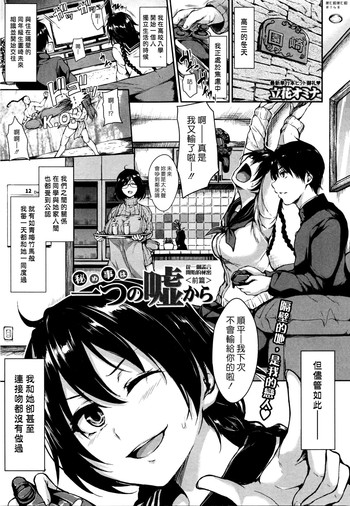 [立花オミナ] 秘め事は一つの嘘から 前編 (BUSTER COMIC 2016年3月号) [中国翻訳]