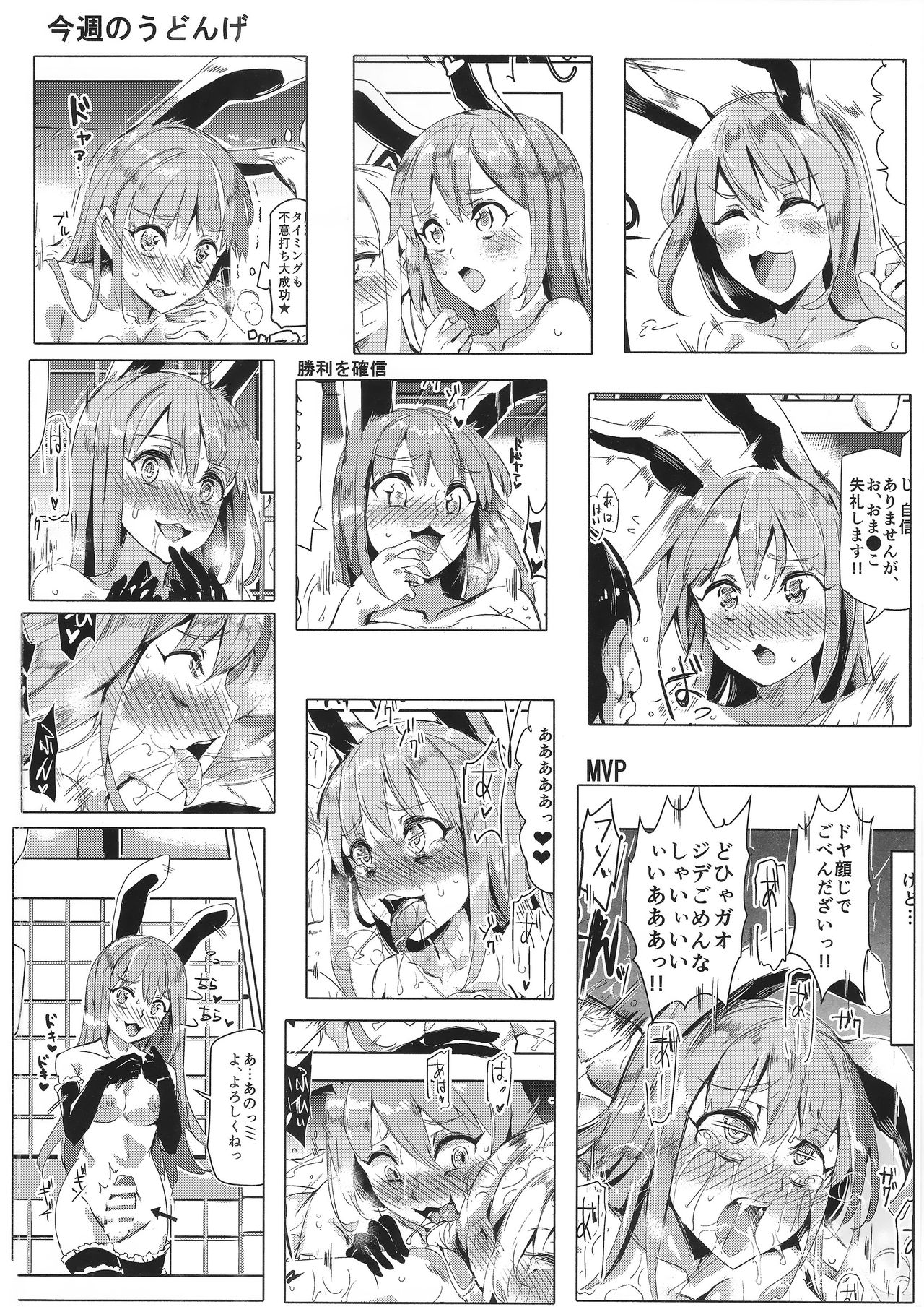(C87) [にゅう工房 (にゅう)] おいでませ!!自由風俗幻想郷2泊3日の旅 卯月 (東方Project)