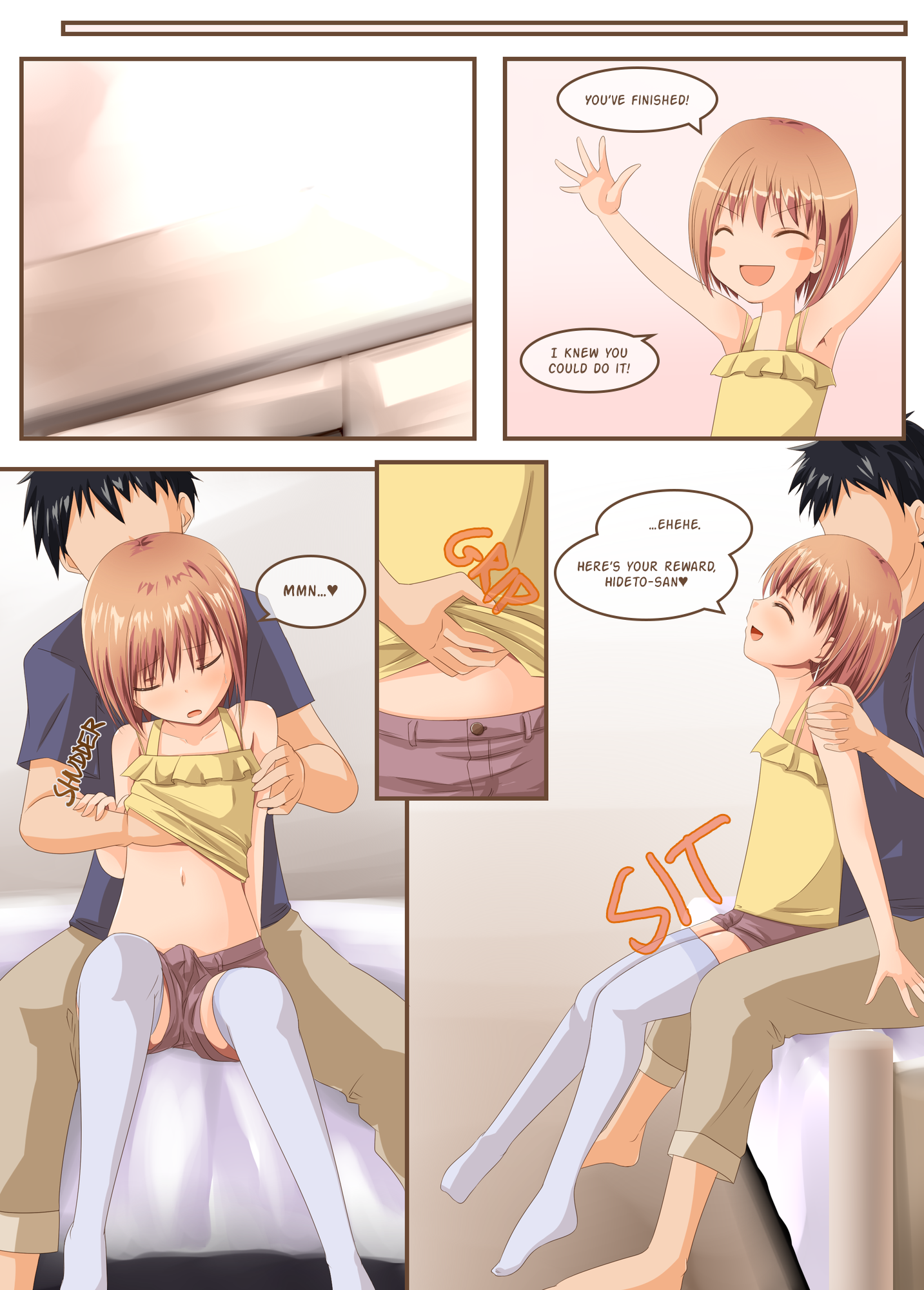 [ミズチリメン] 甘エロ男の娘 [英訳]