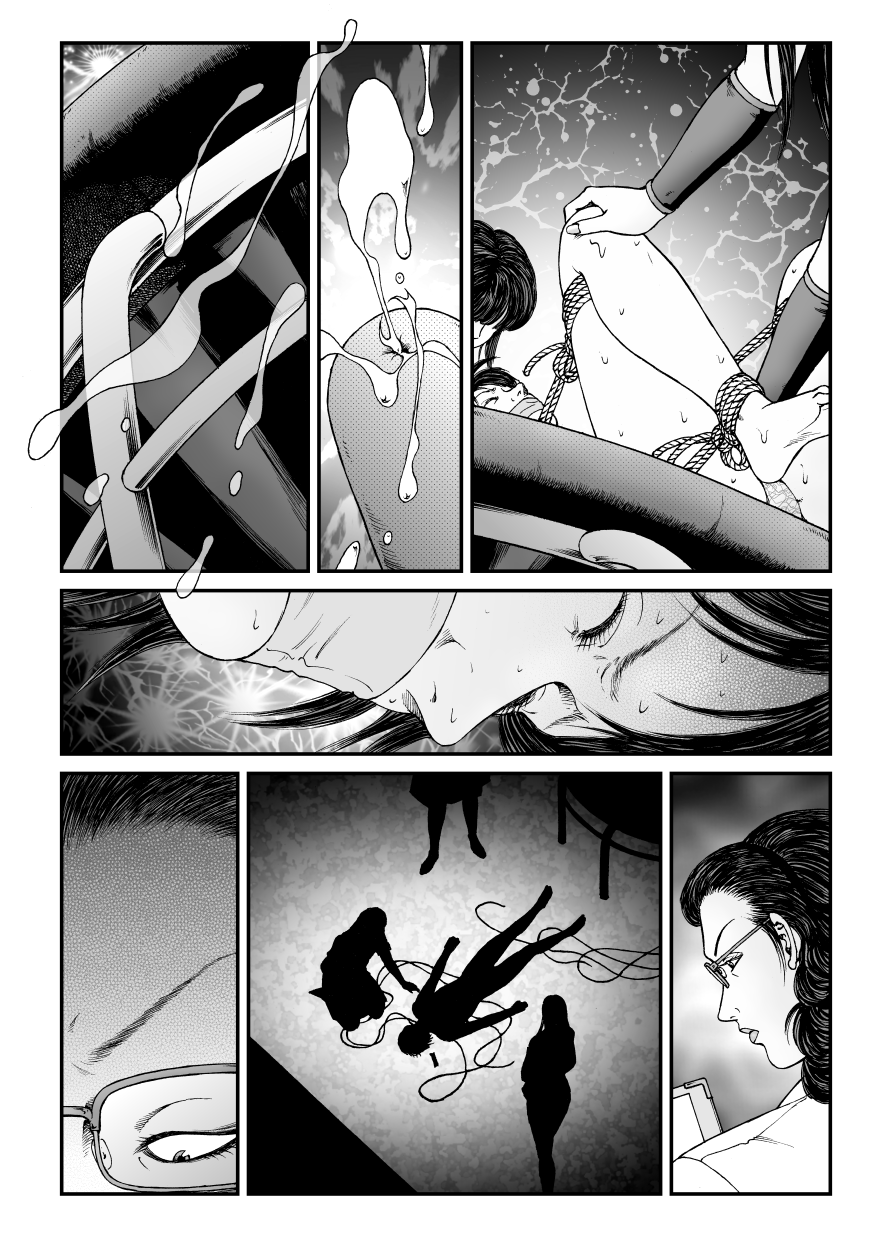 [Nightmare Express-悪夢の宅配便-] 欲望回帰第534章-強制女装★美娼年拘束達磨アクメ地獄逝キ_実験02_性体実験された七緒くん-