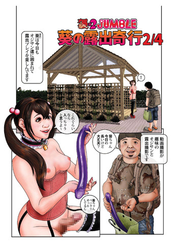 [猥×2JUMBLE] 葵の露出奇行2/4