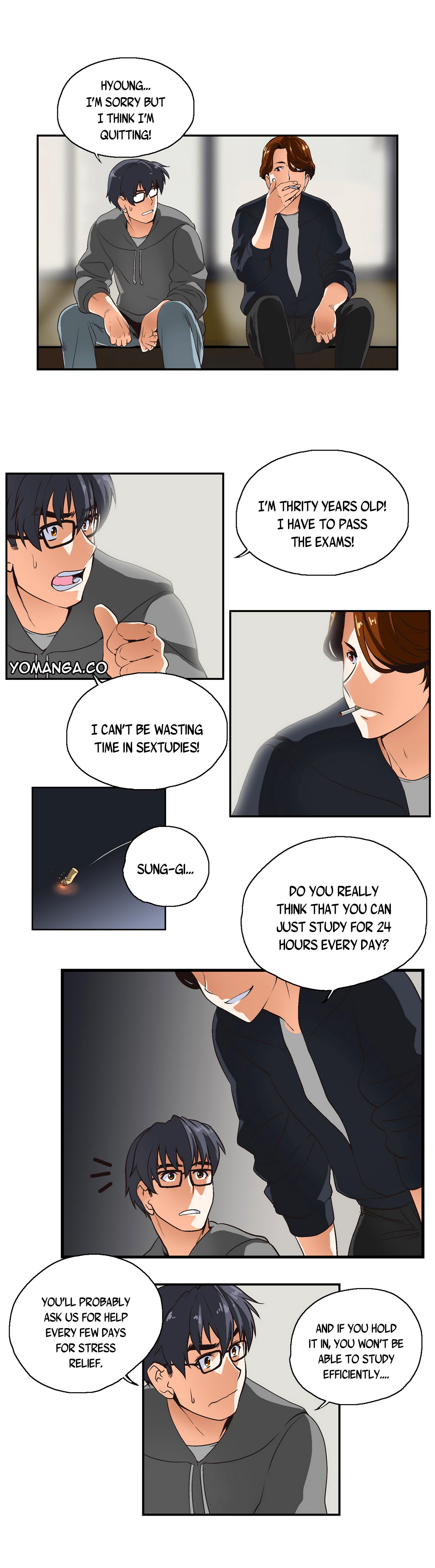 【ハスキー男】SStudyCh.0-25.1（英語）（YoManga）（進行中）