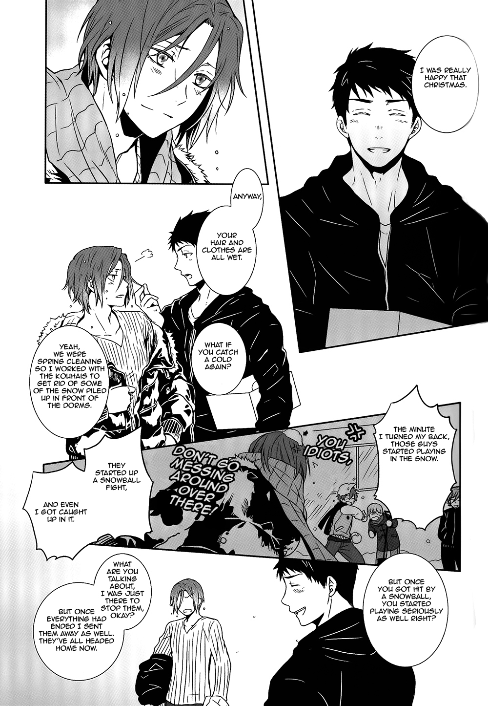(SPARK9) [ALPHA PLUS (飛月まい)] BOY MEETS BOY (Free!) [英訳]