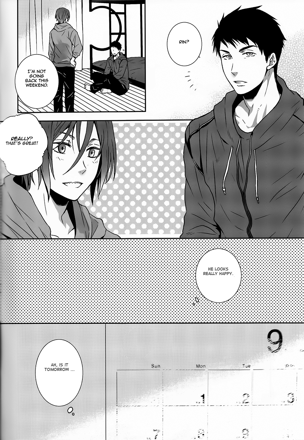 (SPARK9) [ALPHA PLUS (飛月まい)] BOY MEETS BOY (Free!) [英訳]