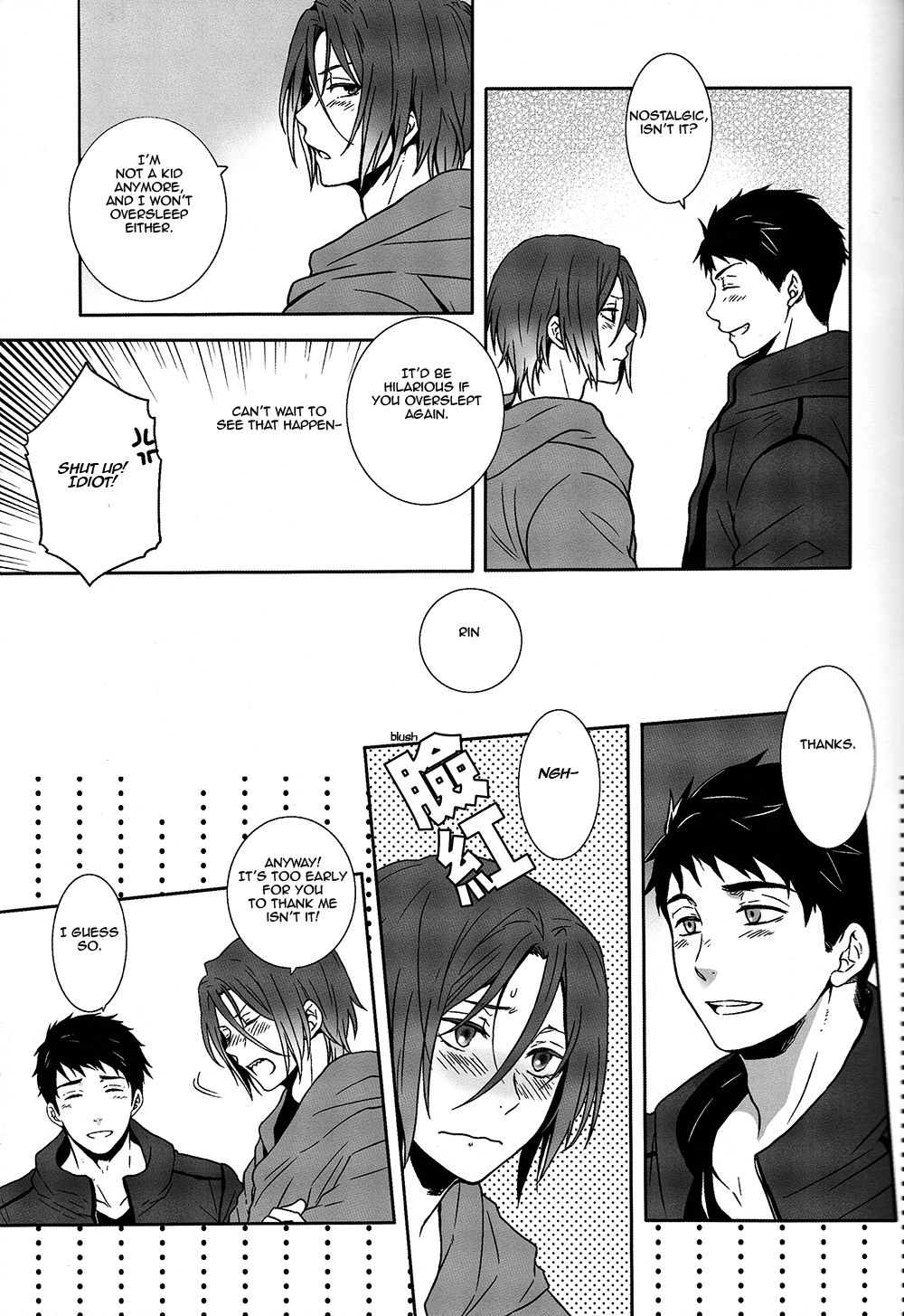 (SPARK9) [ALPHA PLUS (飛月まい)] BOY MEETS BOY (Free!) [英訳]