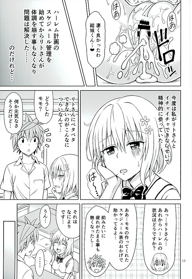 (C89) [ぶれいんでっど (Eiジ)] モモのハーレム管理術 (ToLOVEる ダークネス)