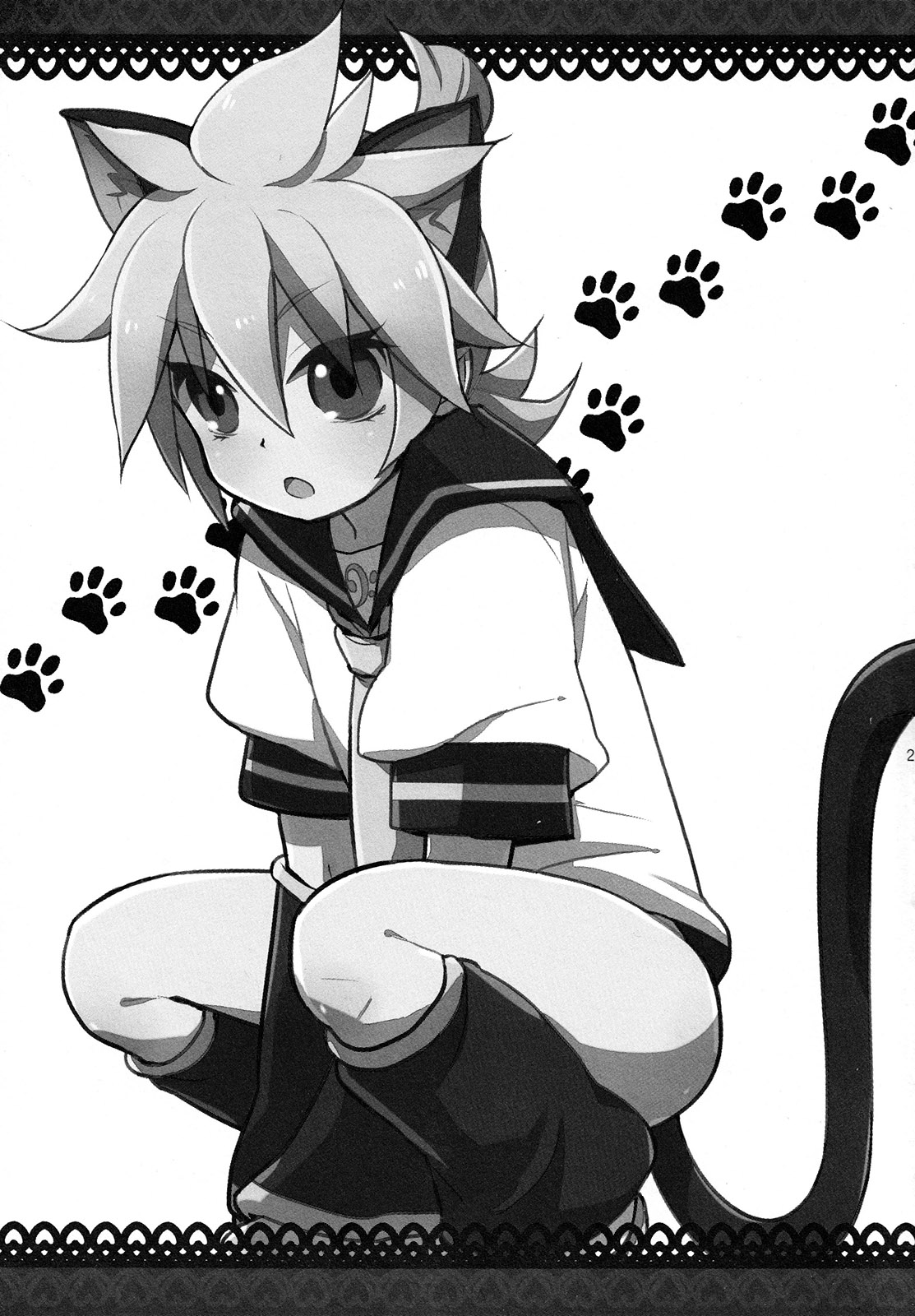 (C87) [よもすがら (よもぎりんご)] マタマタキャット (VOCALOID)