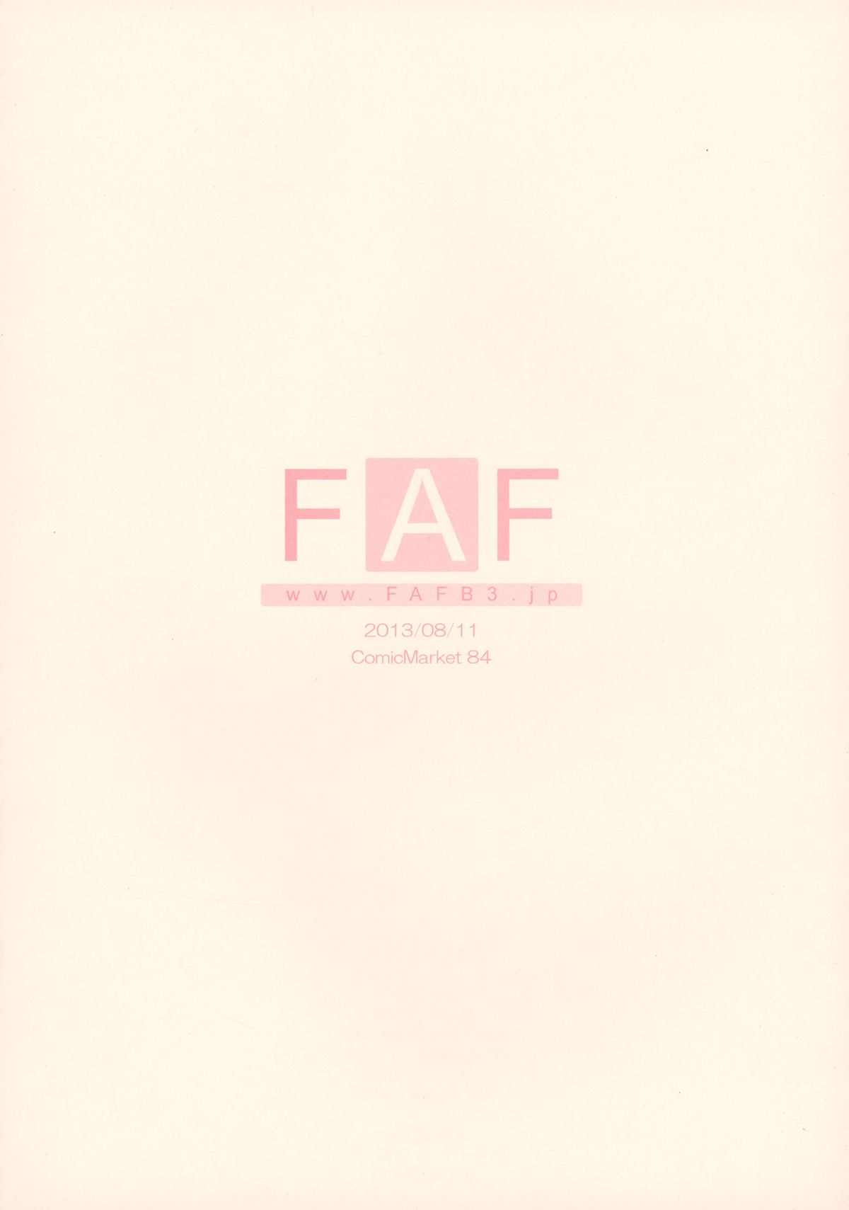 (C84) [FAF (高崎晶)] FAF：C84 (よろず)
