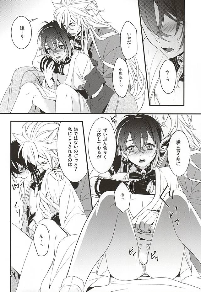 (百刀繚乱 ～君の心を白刃取り～) [野郎共の晩餐会 (麻斗)] おおきなきつねとちいさなみかづき (刀剣乱舞)
