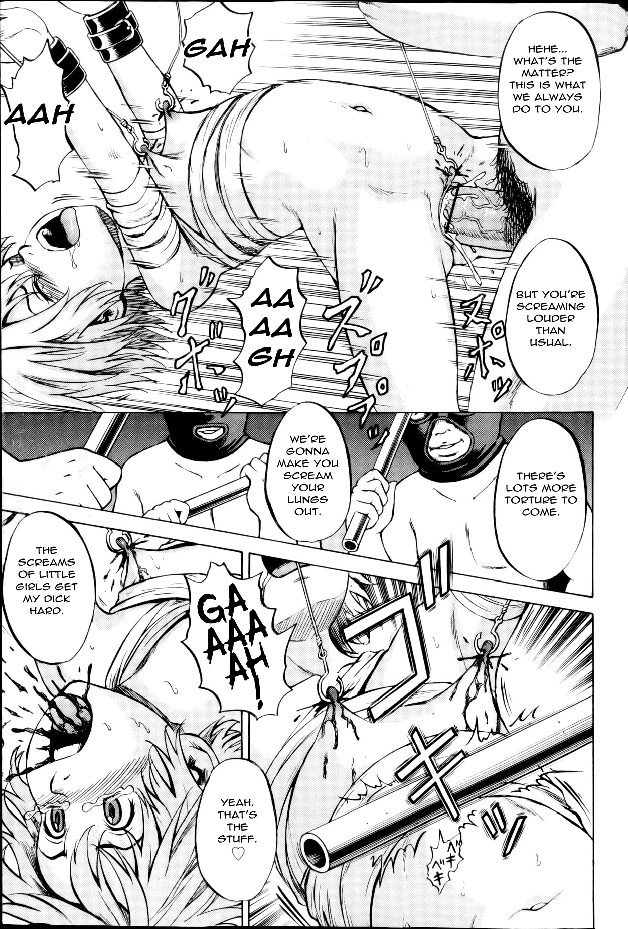 [カワディMAX] 淫獄の少女たち 第14話 (COMIC Mate 2013年4月号) [英訳]