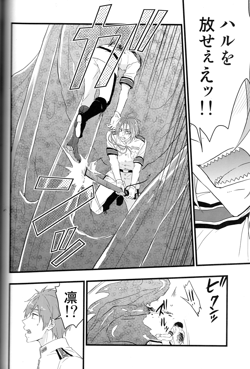 (C88) [澄碧弥天 (真澄弥)] 蒼と緋 -前編- (Free!)