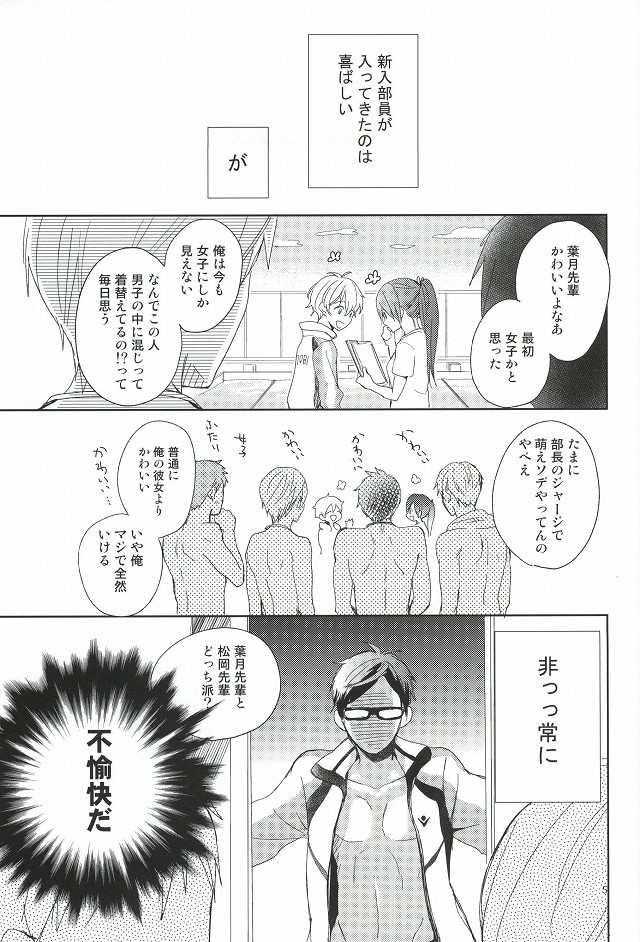 (C87) [skyfish (ひさと)] 部長と副部長のひみつ (Free!)