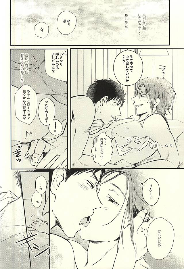 (C88) [エイキュウジシャク (飛鳥)] ワガママBODY&SOUL (Free!)