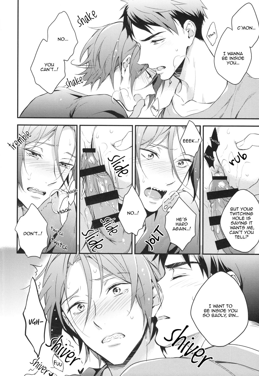 (HARUCC20) [PureSlider (松雄)] 宗介の肩は俺が守る! (Free!) [英訳]