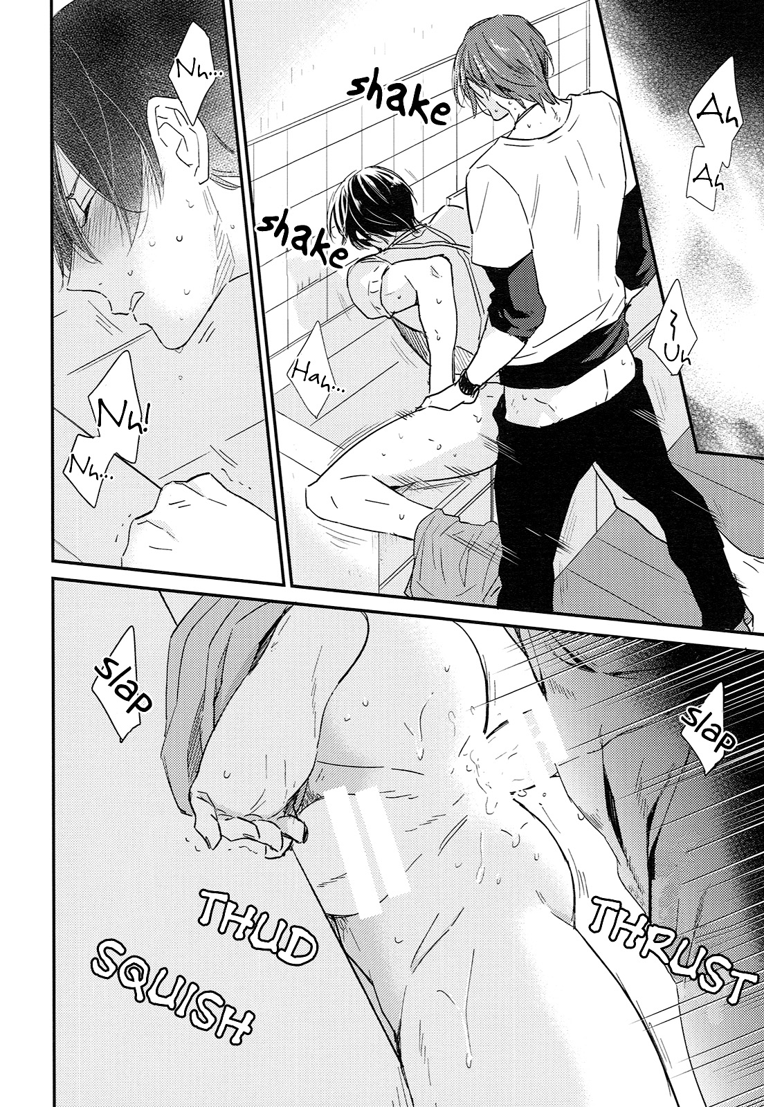 (SUPER24) [KANGAROO KICK (高城たくみ)] 松岡凛の新婚生活(仮) (Free!) [英訳]