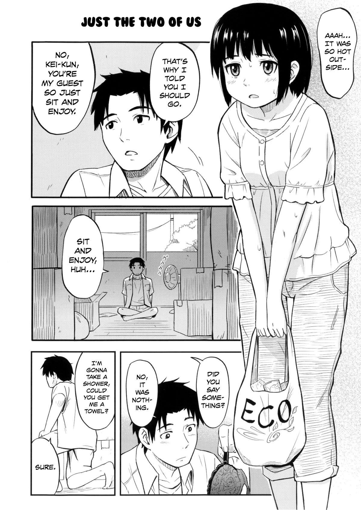 (C86) [人生あの電柱まで作戦 (柴崎ショージ)] ふたりきり [英訳]