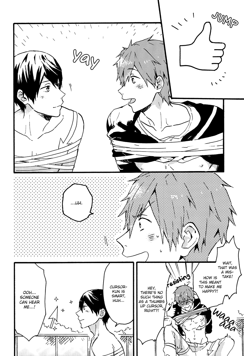 (恋愛シャチュエーション) [Pesce Rosso (ずっき)] やじるしくんより、 (Free!) [英訳]