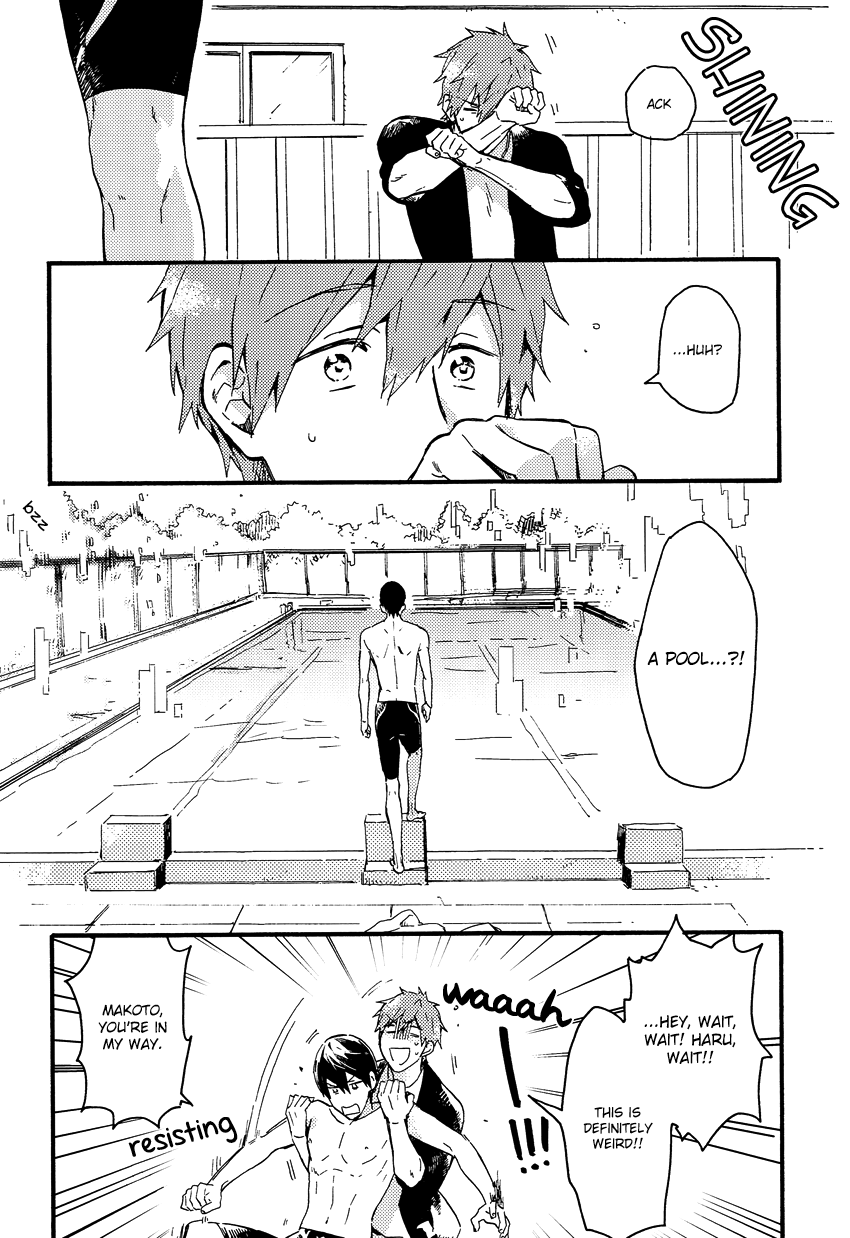 (恋愛シャチュエーション) [Pesce Rosso (ずっき)] やじるしくんより、 (Free!) [英訳]