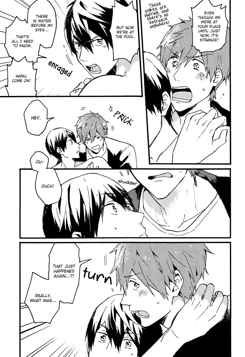 (恋愛シャチュエーション) [Pesce Rosso (ずっき)] やじるしくんより、 (Free!) [英訳]