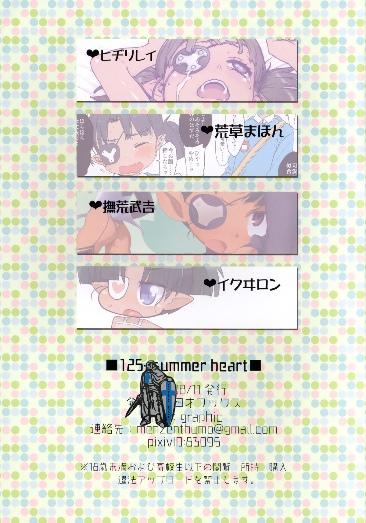 (C84) [四才ブックス (尾形全)] 125+ summer heart (ロッテのおもちゃ!) [中国翻訳]