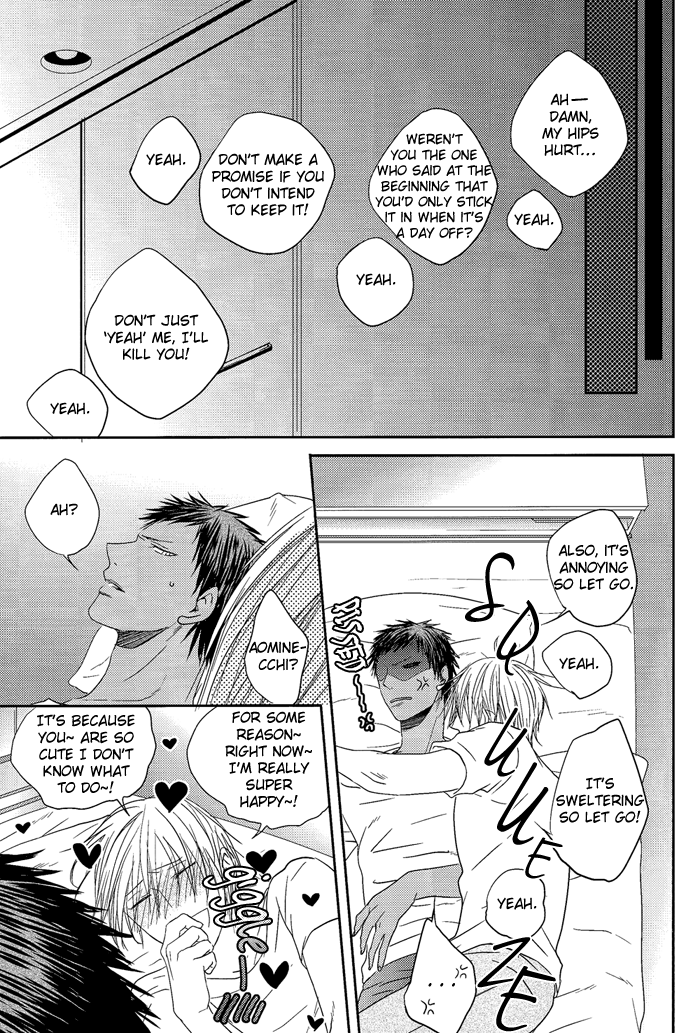 (Shadow Trickster 2) [ONIYURI (たよこ)] なかよしっス! (黒子のバスケ) [英訳]