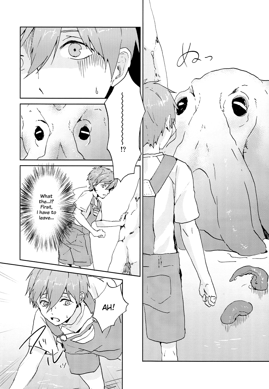 (HARUCC19) [EUPHORIC (蛾野アキラ)] 彼が海を嫌いな理由 (Free!) [英訳]