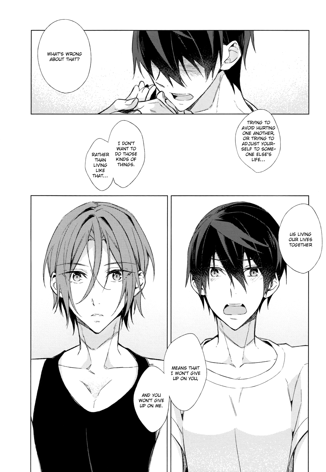 (C86) [クローチェカ (くろか)] いつかくるさよならのために後編 (Free!) [英訳]