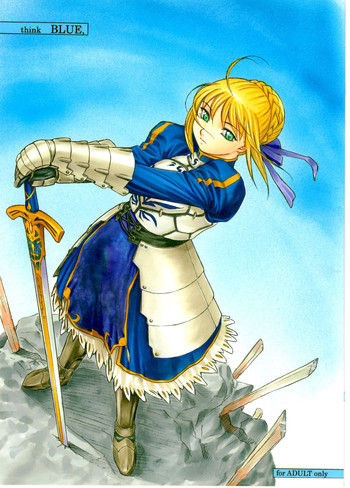 (C66) [其レ屋 (西月力)] think BLUE (Fate/stay night)