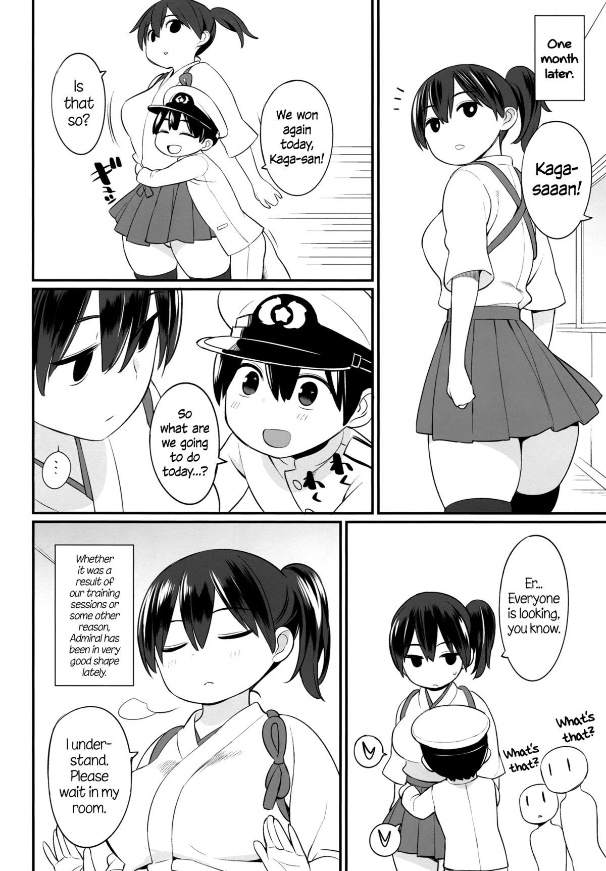 (C87) [ひぐま屋 (野良ヒグマ)] 加賀さんの特別訓練 (艦隊これくしょん -艦これ-) [英訳]